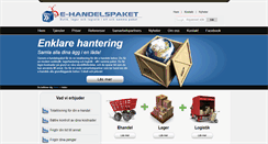 Desktop Screenshot of e-handelspaket.se